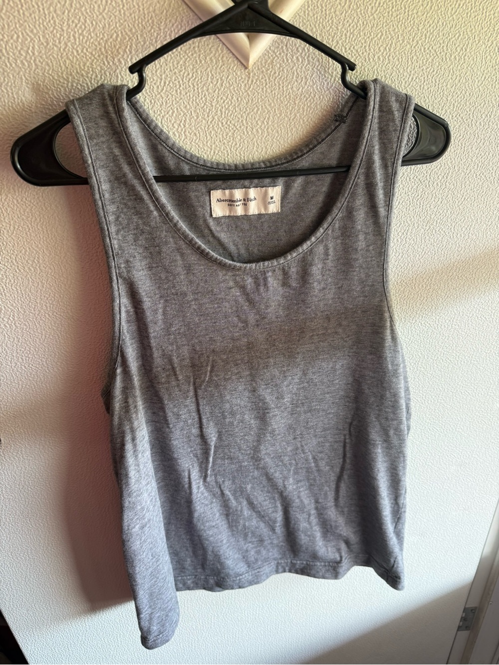Abercrombie & Fitch Gray Scoop Neck Tank